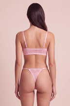 Maé Pink Lace Bralette 2-Piece Lingerie Set - view 4