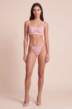 Maé Pink Lace Bralette 2-Piece Lingerie Set - view 5