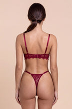 Mila Red Lace 2-Piece Lingerie Set - view 4