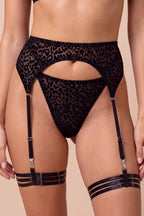Naomie Tulle High-Waisted 4-Piece Lingerie Set - view 6