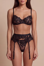 Savage Lace Balconette 3-Piece Lingerie Set - view 2