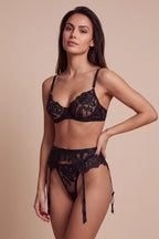 Savage Lace Balconette 3-Piece Lingerie Set - view 8