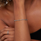 Verena Figaro Silver Knot Chain Bracelet - view 2