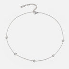 Lotte Flower Power Silver Chain Necklace - view 3