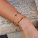 Yara Forest Flower Stone Gold Bracelet - view 4