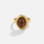 Lola Golden Amber Ring - view 1