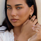 Lola Golden Amber Ring - view 4