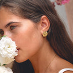 Marisol Golden Bloom Earrings - view 4