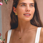 Marisol Golden Bloom Earrings - view 5