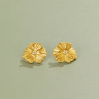 Marisol Golden Bloom Earrings - view 3