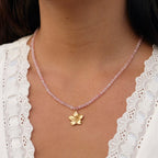 Wren Golden Bloom Pendant Necklace - view 2