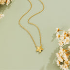 Yael Golden Blossom Pendant Necklace - view 1