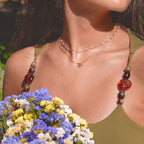 Yael Golden Blossom Pendant Necklace - view 5