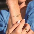 Tamsin Golden Crystal Vine Bracelet - view 2