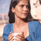 Greta Golden Crystal Vine Necklace - view 4