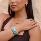 Anouk Green Aventurine Elastic Bracelet - view 4