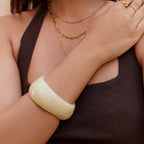 Calista Ivory Swirl Bangle - view 2
