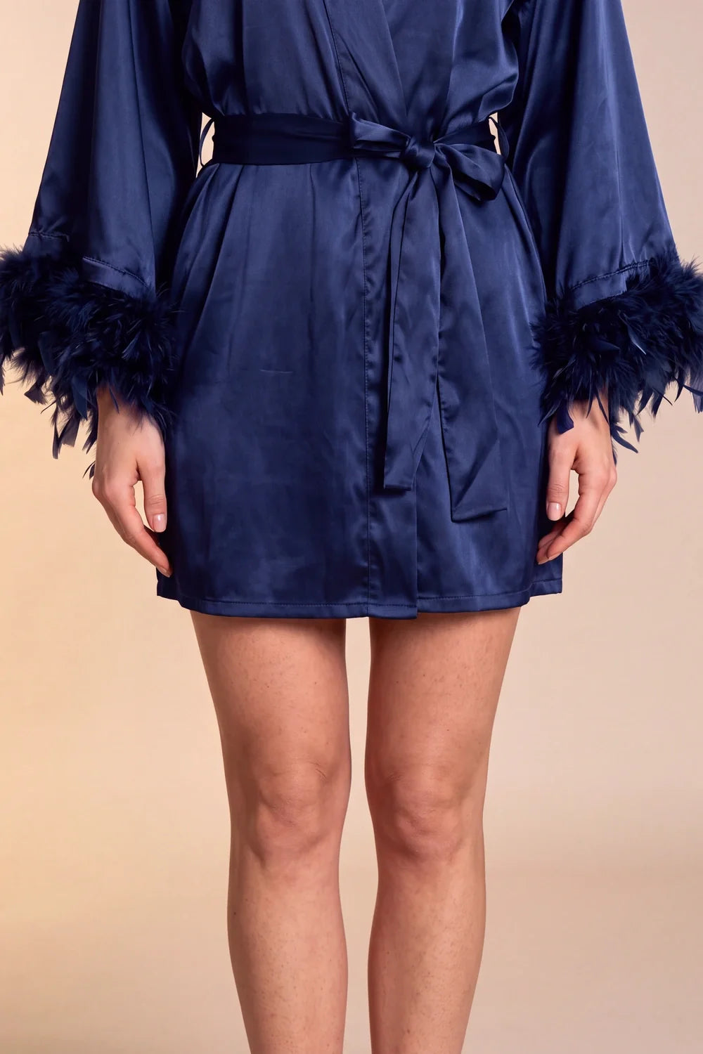 long Satin Kimono Robe - view 6