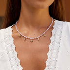 Lana Pink Bead Necklace - view 2