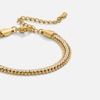Adison Layered Crystal Bracelet - view 1