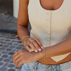 Adison Layered Crystal Bracelet - view 4