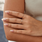 Leonore Baguette Crystal Ring - view 3