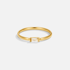 Leonore Baguette Crystal Ring - view 1