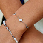 Briar Lucia Silver Clover Bracelet - view 4