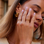 Wila Luxe Crystal Gold Ring - view 5