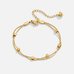Mia Layered Cube Bracelet - view 1