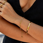 Mia Layered Cube Bracelet - view 2