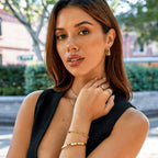 Mia Layered Cube Bracelet - view 3