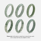 Nadia Natural Jade Stone Bangle - view 5