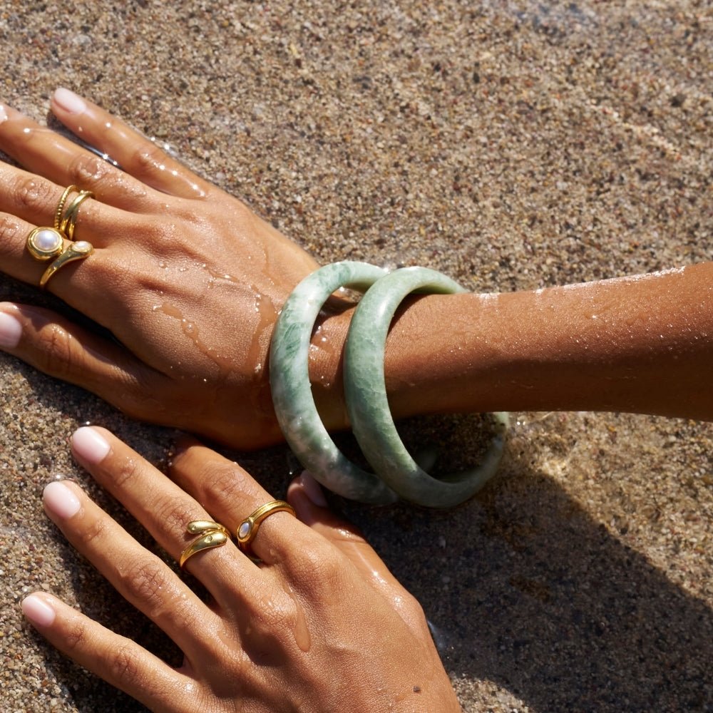 Natural Jade Stone Bangle