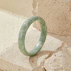 Nadia Natural Jade Stone Bangle - view 3