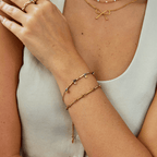 Neri Gold Disc Bracelet - view 6