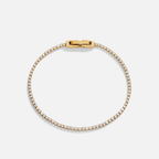 Niyah White Crystal Gold Bracelet - view 4