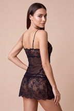 Morthessa Floral Lace Chemise Nightie - view 8