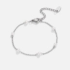 Nura Freshwater Pearl Silver Bracelet - view 4