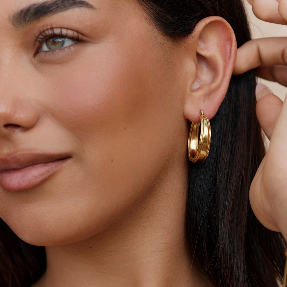 Orelia Gold Hoop Earrings