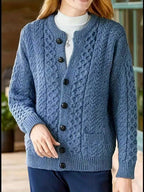Oriana | Textured Cardigan with Button-Front for Women