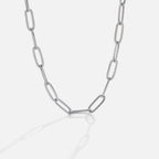 Wynne Paperclip Silver Necklace - view 1