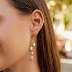 Penelope Pearl Drop Earrings - view 5