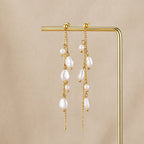 Penelope Pearl Drop Earrings - view 1
