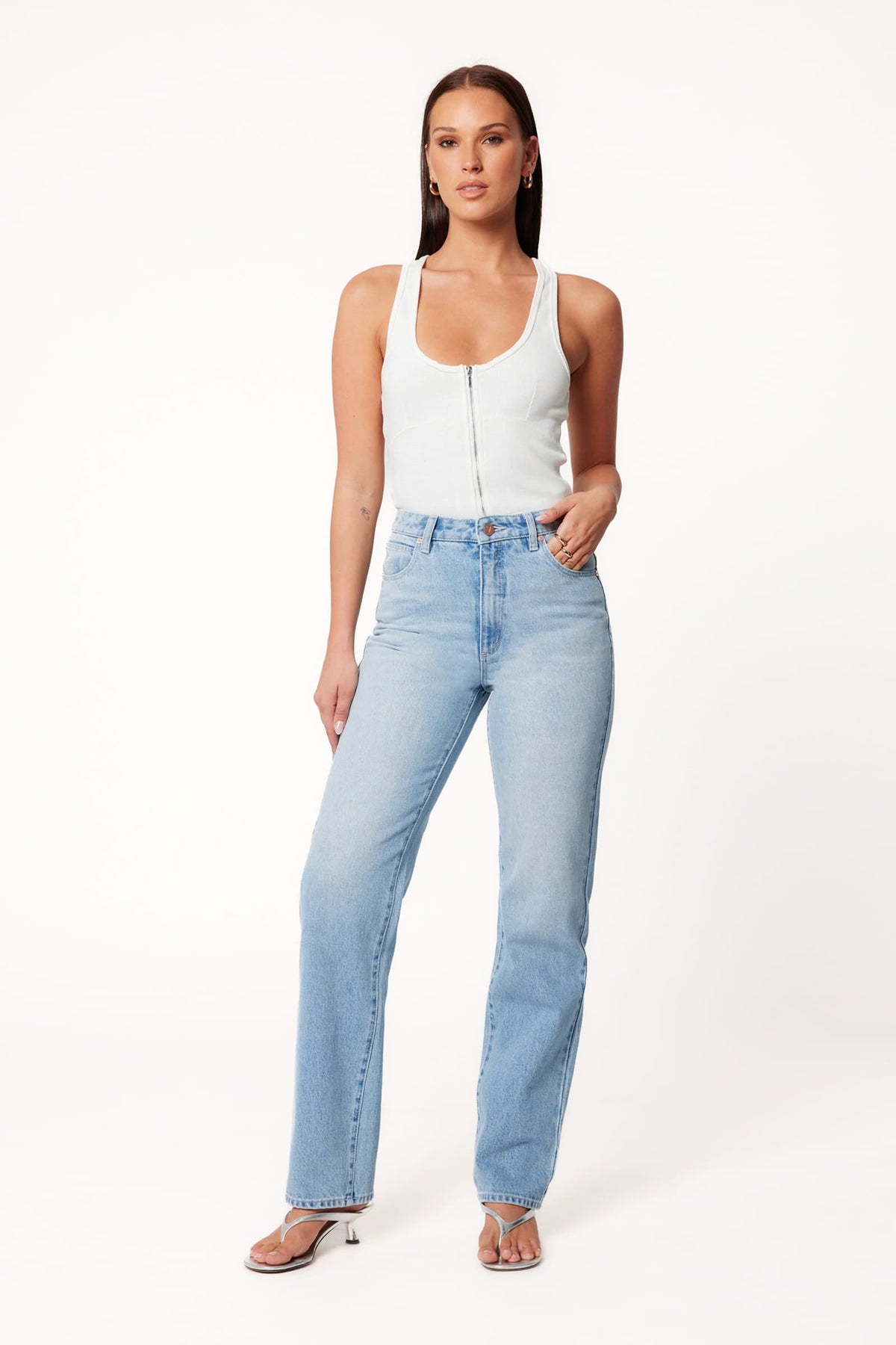 Abrand 94 Straight Jeans in Gia Wash - view 1