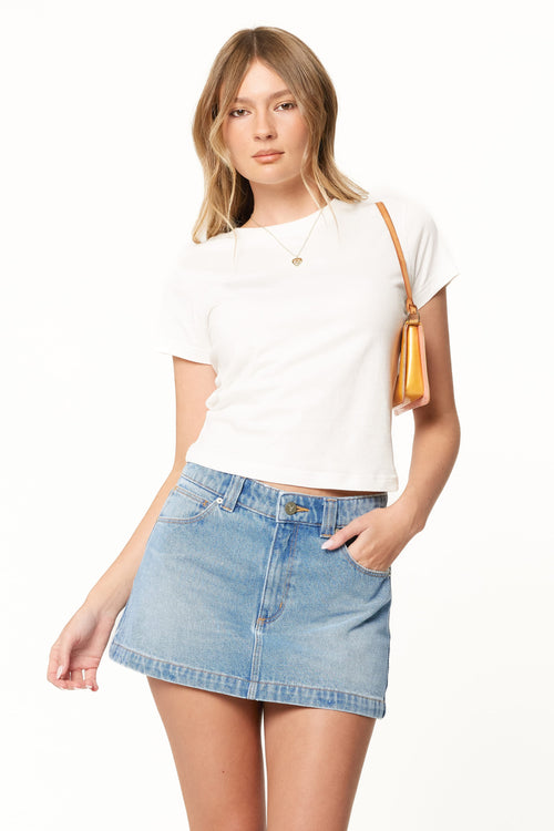 Abrand 95 Aline Skirt in Jem Wash - view 1
