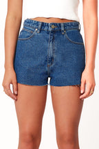 Abrand High Relaxed Short in Bella Wash - view 2