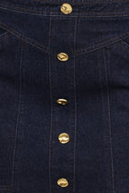 Narla Dark Denim Mini Skirt - view 7