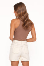Presley Bone Everyday Denim Skort - view 4