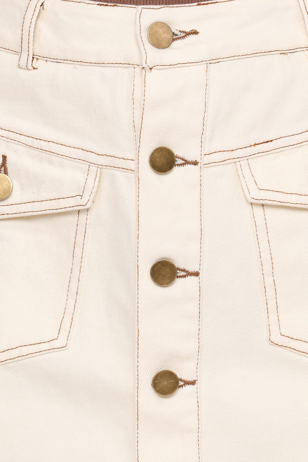 Presley Bone Everyday Denim Skort - view 7